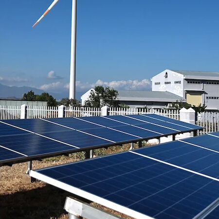Коммерческая гибридная солнечная система мощностью 15 кВт в Китае