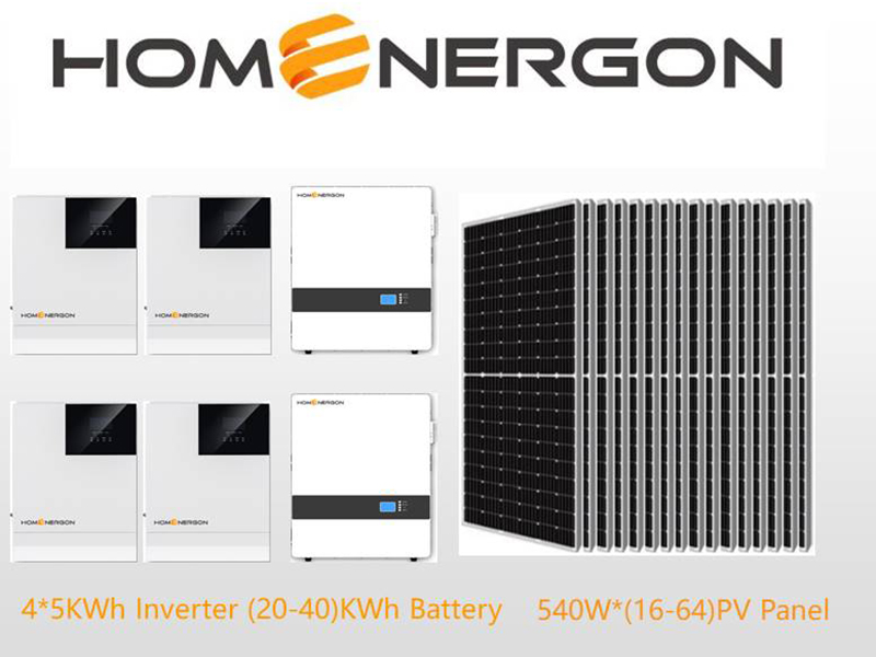 20kw solar energy system with battery no export